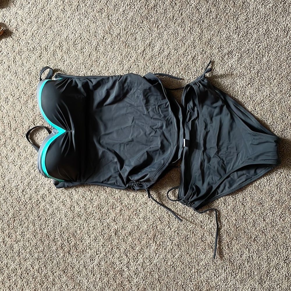 Brand new never worn 2 piece tankini- bottoms have original sanitary sticker